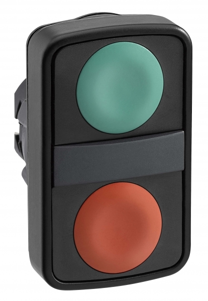 Schneider Electric ZB5AA7340 ГОЛОВКА КНОПКИ ДВОЙНАЯ БЕЗ МАРКИРОВКИ ZB5AA7340