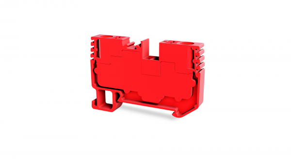 TBLOC 8000298022 - Клеммник на DIN-рейку (Push-in) 6 мм.кв. (красный); PFT 6