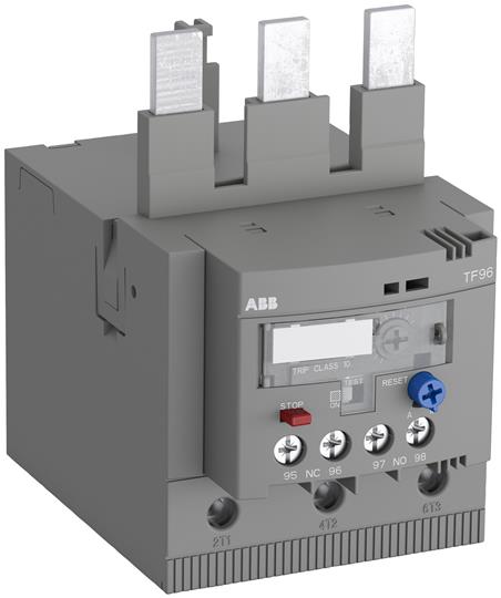 ABB 1SAZ911201R1003 Реле перегрузки тепловое TF96-68 диапазон уставки 57.0 - 68.0А для контакторов AF80, AF96, класс перегрузки 10