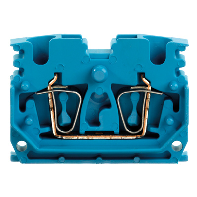 Weidmuller 1704360000 ZDUB 2.5-2/2AN/DM BL Исполнение: Z-серия, Проходная клемма, Расчетное сечение: 2.5 мм.кв, Пружинное соединение, синий, Непосредственный монтаж