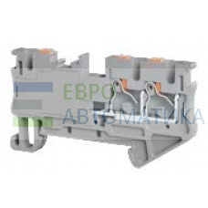 TBLOC 8000298166 Клеммник на DIN-рейку (Push-in) 4 мм.кв. 3-х выводной (синий); PFT 4 1X2