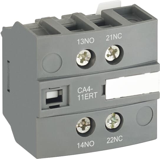 ABB 1SBN010155R1111 Блок контактный дополнительный CA4-11MRT для контакторов AF..RT и NF..RT