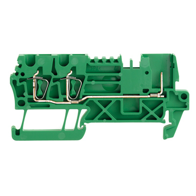 Weidmuller 1935460000 ZT 2.5/3AN/1 GN Исполнение: Z-серия, Проходная клемма, Расчетное сечение: 2.5 мм.кв, Пружинное соединение, Непосредственный монтаж