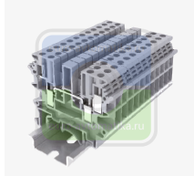 SUPU 305942 Клемма UK 2-2 винтовая, сечение 4 мм. кв., синяя