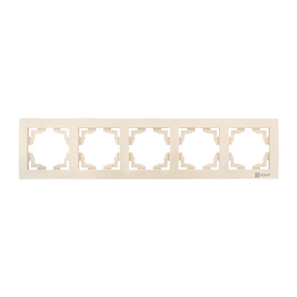 EKF EWM-G-305-20 Валенсия рамка 5-местная кремовая EKF PROxima