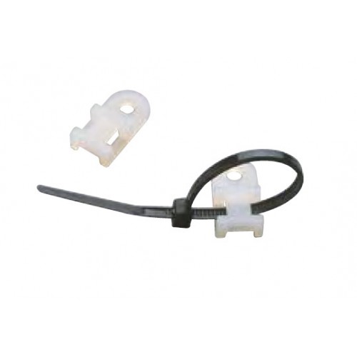 KLEMSAN 542110BE Основание для стяжек шир. до 5 мм, под винт, (белый); VK1, KLEMSAN