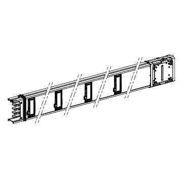 Schneider Electric KSA250ED42510 СЕКЦИЯ ПРЯМАЯ 250A, 2,5М