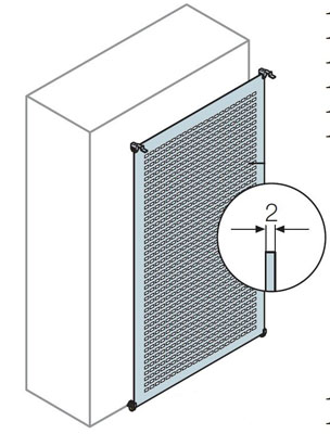 ABB 1SL0275A00 Плата монтажная с перфорацией для шкафа GEMINI (Размер1)