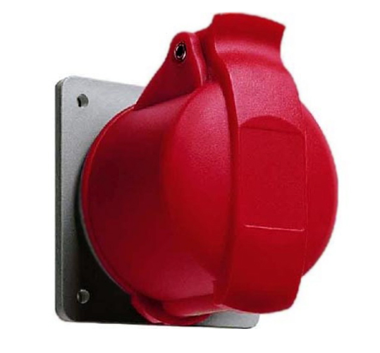 ABB 2CMA193187R1000 Розетка панельная с прямым унифицированным фланцем 416RU6, 16A, 3P+N+E, IP44, 6ч