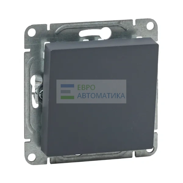 EKF UP1-SWG-11 Механизм выключателя, одноклавишный, проходной, графит Эпика EKF