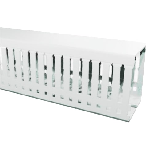 KLEMSAN 5558010WH KKD 8010; Перфорированный короб с крышкой, 80x100  (ШxВ) Белый