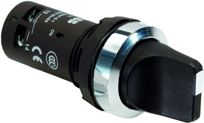 ABB 1SFA619210R3056 Переключатель C3SS1-30B-02 3-х позиционный черный 2НЗ с фиксацие й