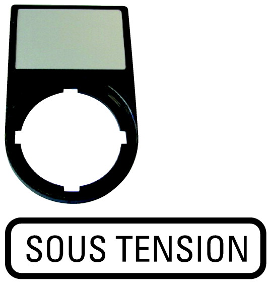 Держатель + шильдик с обозначением (M22S-ST-F68)