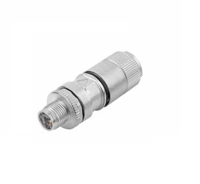 Kyland Разъем M12-X-8P-M-Crimp 107100245 Male cable connector with M12, X-Coding, 8 Pin; Brand:"Connector",24-26AWG