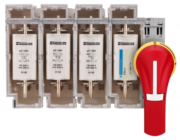 Schneider Electric GS2L4 КОРП. ВКЛ-РАЗ-ПРЕДОХ.4P.РАЗМЕР 0.160A