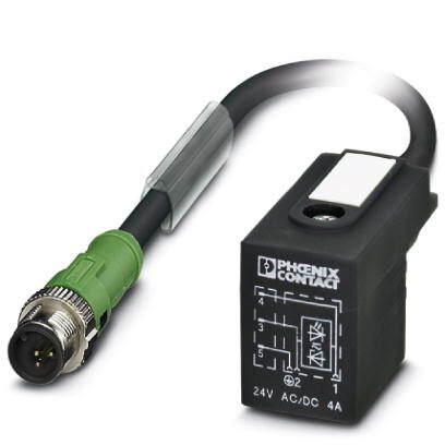 Phoenix contact 1439654 SAC-3P-M12MS/5,0-PUR/B-1L-Z Кабель для датчика / исполнительного элемента