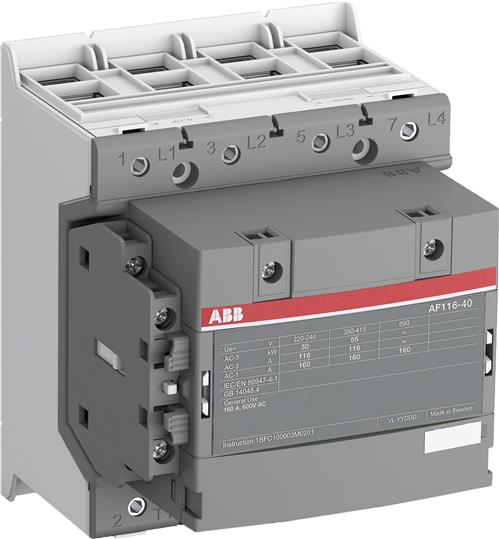ABB 1SFL427101R1122 Контактор AF116-40-22-11, катушка 24-60В AC/DC