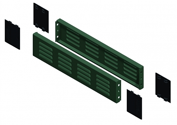 Schneider Electric NSYSPV6100 2 БОКОВЫЕ ПАНЕЛИ ЦОКОЛЯ ВЕНТ. 600x100