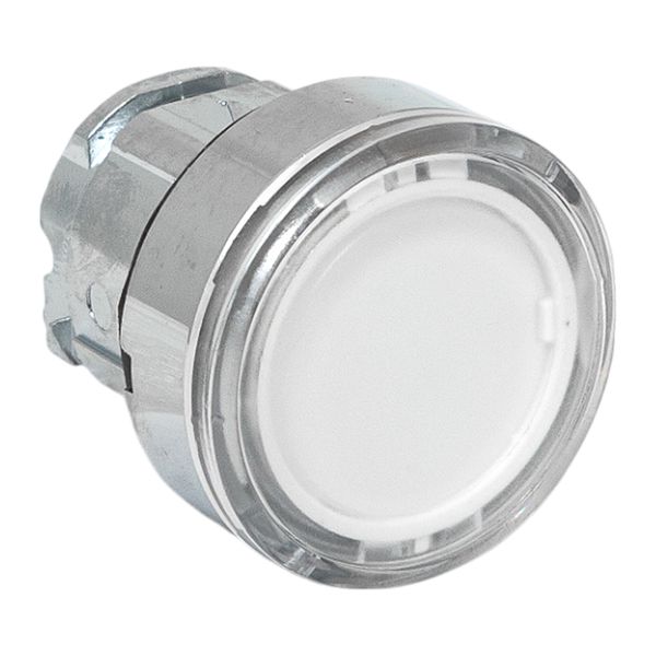 EKF XB4BW-W-65 Исполнительный механизм кнопки XB4 белый плоский возвратный без фиксации, с подсветкой IP65 EKF