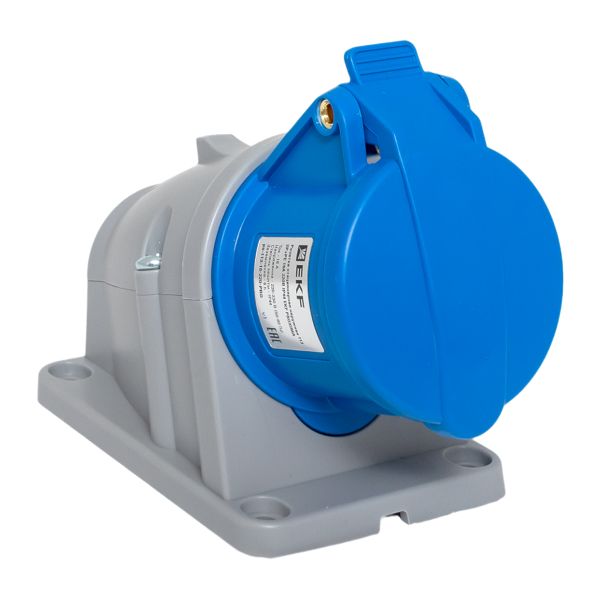 EKF ps-113-16-220-PRO Розетка стационарная наружная 113 2Р+РЕ 16А 220В IP44 EKF PROXIMA