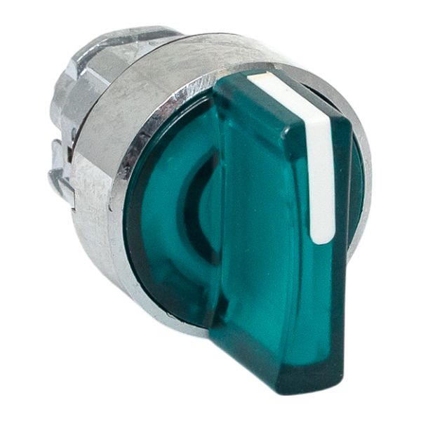 EKF XB4BD3L-G-65 Исполнительный механизм переключателя ХB4 зеленый на 3 положения возвратный без фиксации, с подсветкой с короткой ручк IP65 EKF