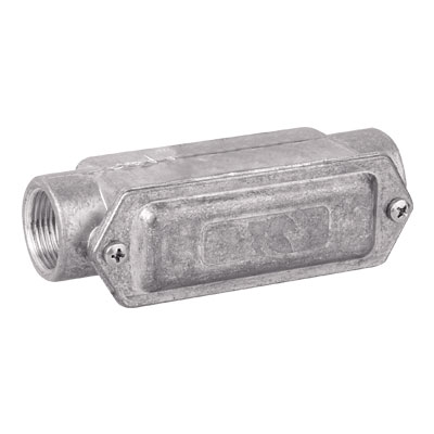 DKC 6030-40 Коробка протяжная алюминиевая, 2 ввода 180°, М40х1,5 ,IP55, 171х62х71мм