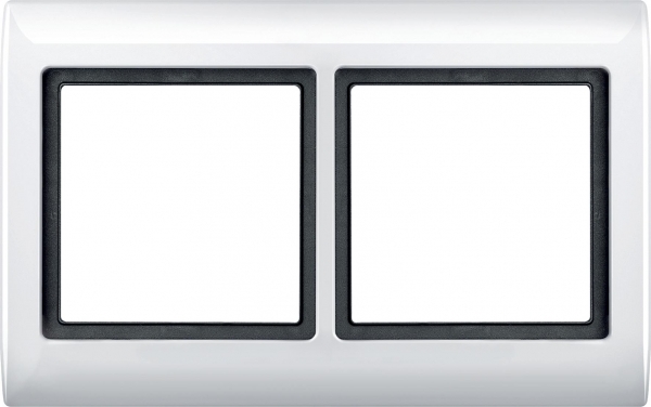 Schneider Electric MTN400219 MERTEN Aquadesign РАМКА 2 ПОСТА, ПОЛ.БЕЛЫЙ