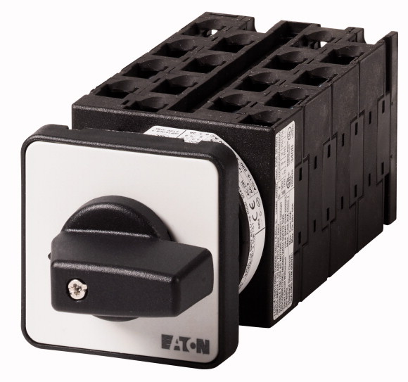 Переключатель, контакты: 16, 20 A, Передняя панель: 1-0-2, 60 °, с фиксацией, Монтаж (T0-8-8364/E)