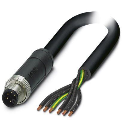 Phoenix contact 1414957 SAC-6P-M12MSM/ 5,0-PUR PE Силовой кабель