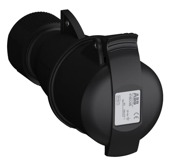 ABB 2CMA103590R1000 Розетка кабельная Easy&Safe 416EC6B,16А,3P+N+E,IP44,6ч,черн