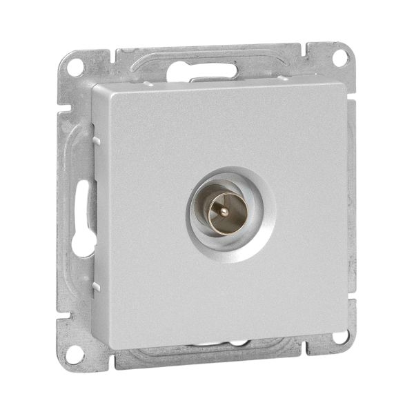 EKF UP1-SOA-TV-1 Механизм розетки TV, одиночная, алюминий Эпика EKF