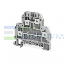 TBLOC 8002099432 - Клеммник на DIN-рейку двухуровневый (Винтовой) 2,5-4 мм.кв. (красный); TBL 2,5-4 2P