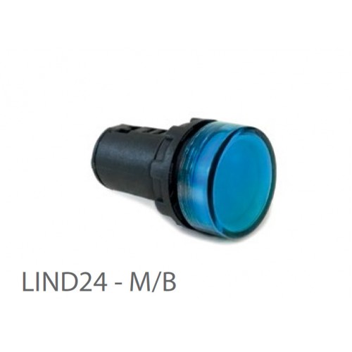 KLEMSAN 800712 LIND24 - M/B; Лампы сигнальные светодиодные - 24 В AC/DC