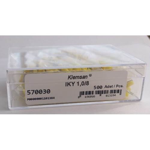 KLEMSAN 570030N Наконечник изолированный IKY 1,0/8 Рулон (Бабина)