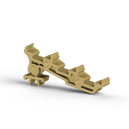 KLEMSAN 498220 Трехуровневый держатель маркировочных элементов для PYK 2,5 - 2F (бежевый); PYK 2,5 ETS3