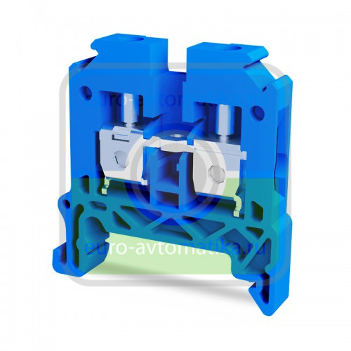 TBLOC 8000099046 - Клеммник на DIN-рейку (Винтовой) 10 мм.кв. (синий);TBL 10
