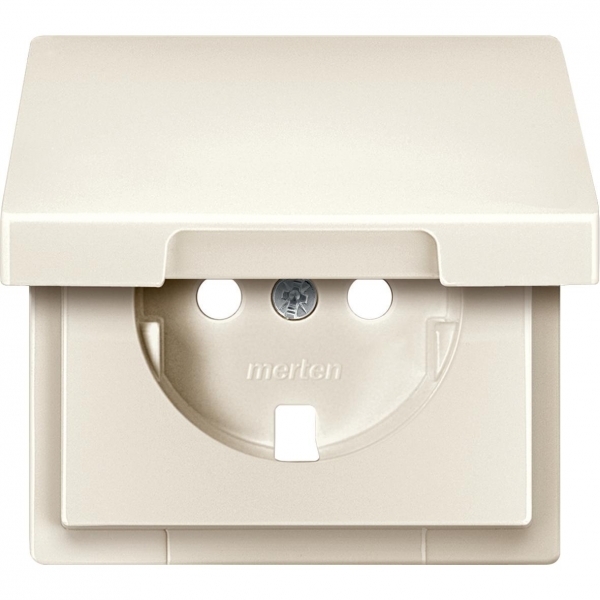 Schneider Electric MTN2341-4044 MERTEN ЦЕНТР.ПЛАТА с крышкой д/механизма розетки БЕЖЕВЫЙ, QF SD