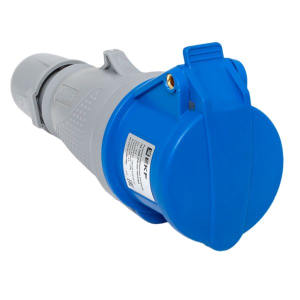 EKF ps-213-16-220-PRO Розетка переносная 213 2Р+РЕ 16А 220В IP44 EKF PROXIMA