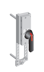 ABB 1SCA022064R3710 Реверсивная сблокировка OESAZW1 для рубильников типа OT160..250 на три положения I-0-II (в комплекте с ручкой OHB80J6)