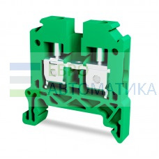 TBLOC 8000099035 - Клеммник на DIN-рейку (Винтовой) 6 мм.кв. (зеленый);TBL 6