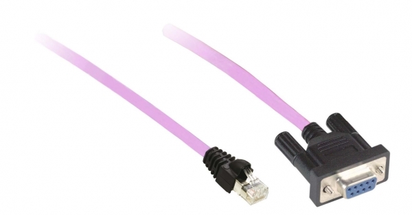 Schneider Electric TCSCCN4F3M1T CANOPEN CABLE, 1M, SUB-D 9 FEMALE/RJ45