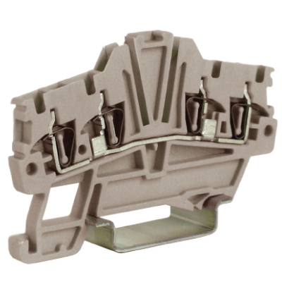 DKC ZHI420 HMM.1/2+2(Ex)i, проходной зажим 1,5 кв.мм синий 2 ввод/2 вывода