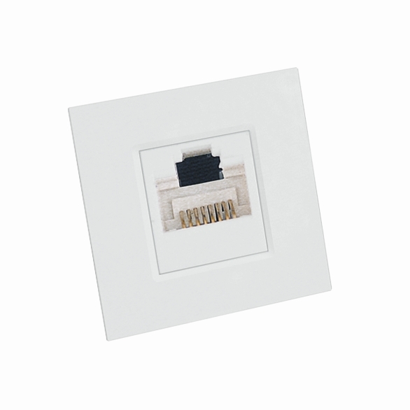 Systeme Electric RIN-144K5E-B РОЗЕТКА ИНФОРМАЦИОННАЯ "В45" С/У КАТ.5Е ДЛЯ КАБ.КАН. БЕЛЫЙ