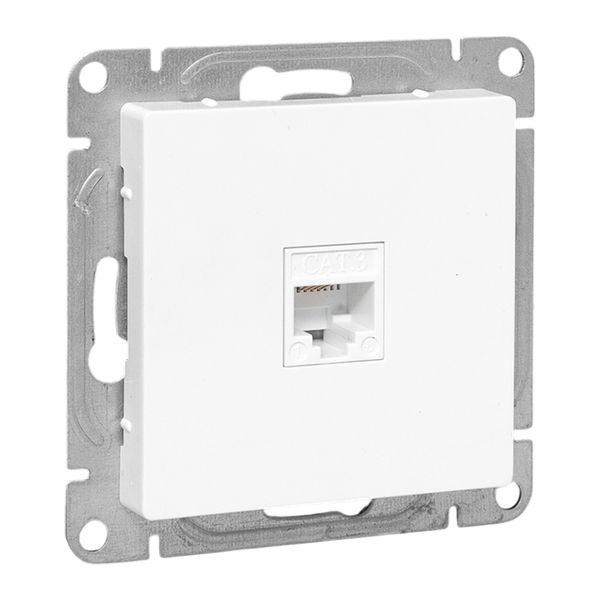 EKF UP1-SOW-RJ11 Механизм розетки RJ11, белый Эпика EKF