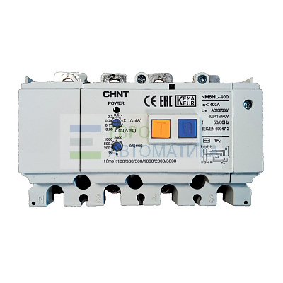 CHINT 449984 Диф. модуль  NM8NL-400 4P RCD1