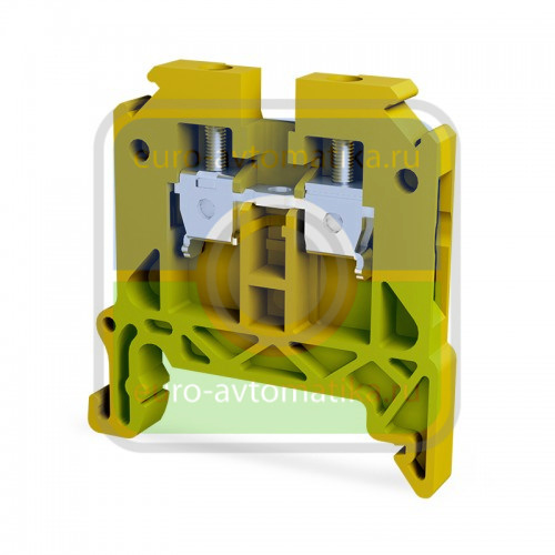 TBLOC 8000099024 - Клеммник на DIN-рейку (Винтовой) 4 мм.кв. (желтый);TBL 4