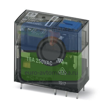 Phoenix contact 1012737 REL-MR-110DC/21HC/MS Одиночное реле