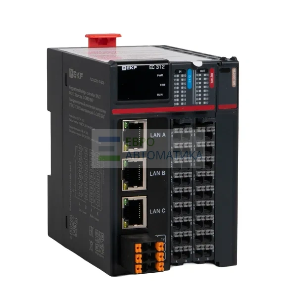 EKF PLC-EC312-S-DCD Программируемый логический контроллер (ПЛК) EC312 токоподающий D-CARD EKF