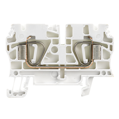 Weidmuller 1683640000 ZDU 4 WS Исполнение: Проходная клемма, Пружинное соединение, 4 мм.кв, 800 V, 32 A, белый