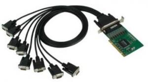 MOXA Плата CP-168U w/o Cable Universal PCI, 8-port RS-232, 921.6 Kbps